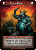 Cranky Overseer — Gothic Foil