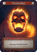 Flaming Skull — Gothic Foil