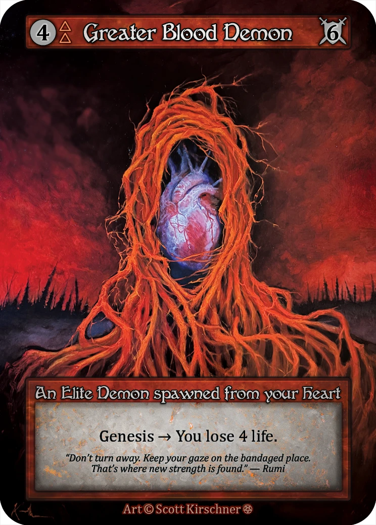 Greater Blood Demon — Gothic Standard