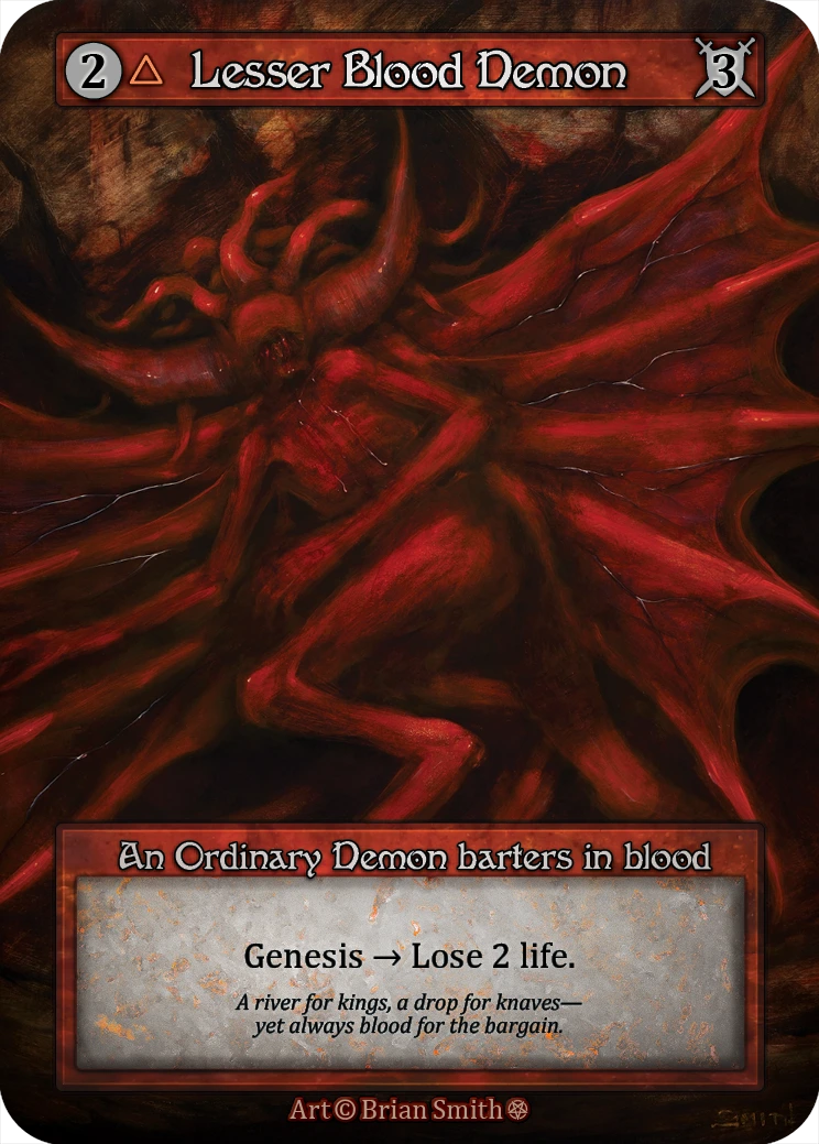 Lesser Blood Demon — Gothic Standard