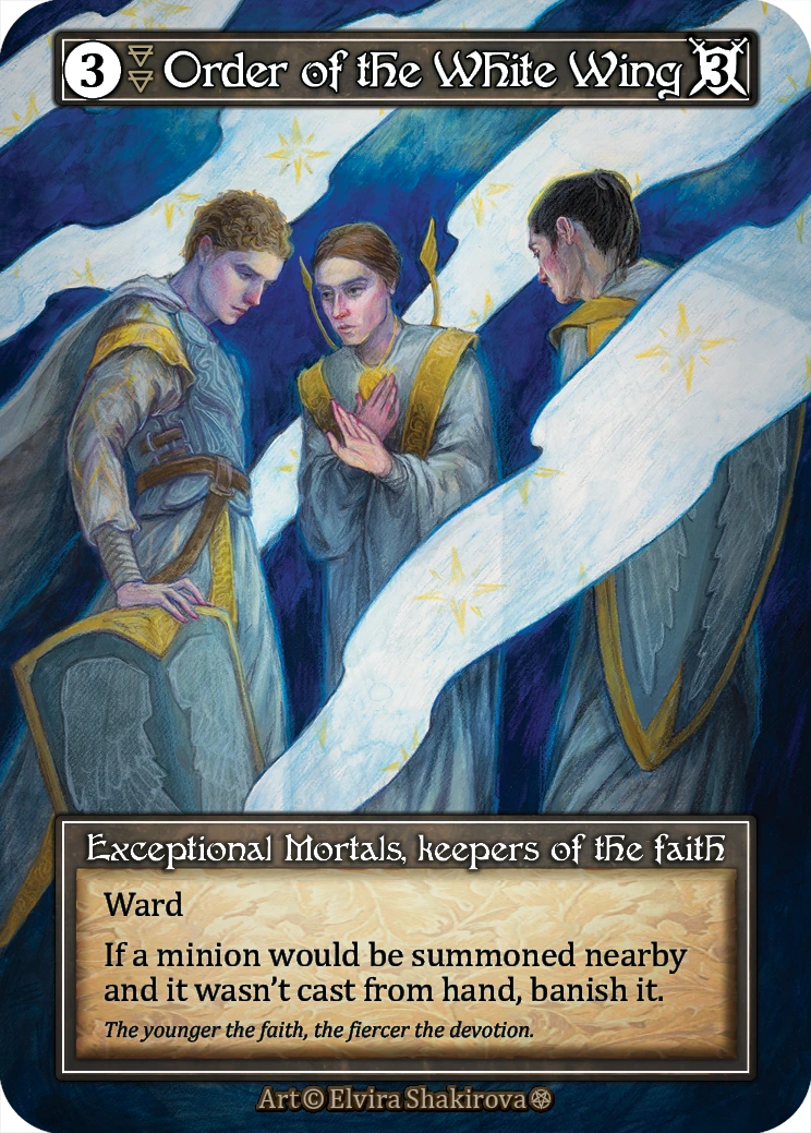 Order of the White Wing — Gothic Foil