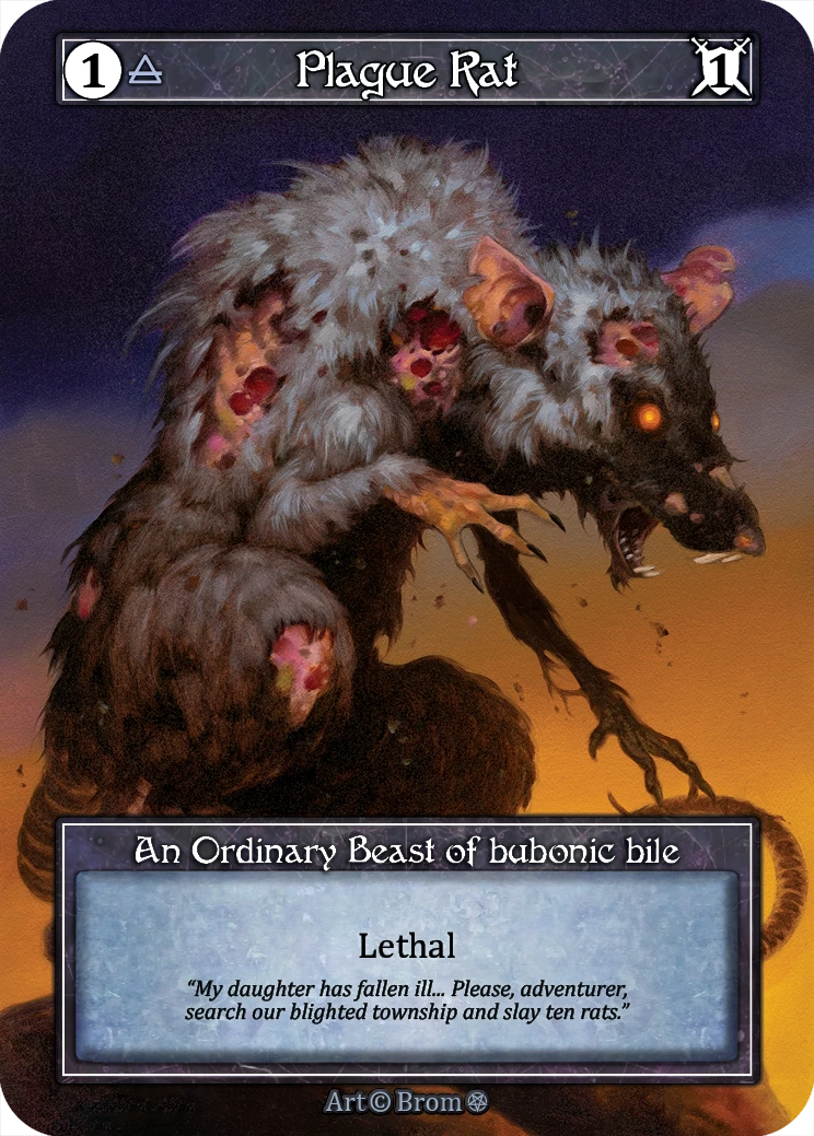Plague Rat — Gothic Foil