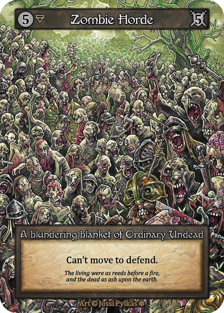 Zombie Horde — Gothic Standard