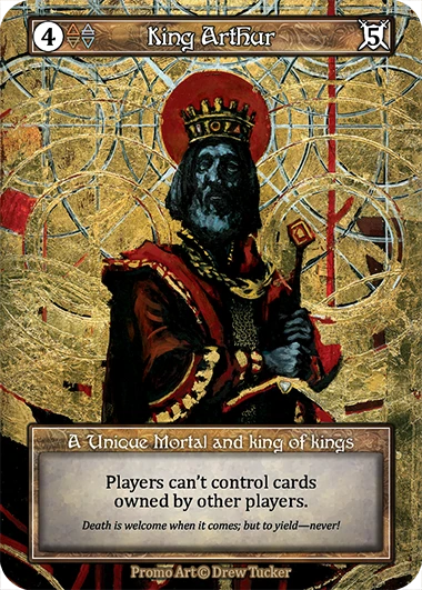 King Arthur (Foil Dust Promo) SEALED
